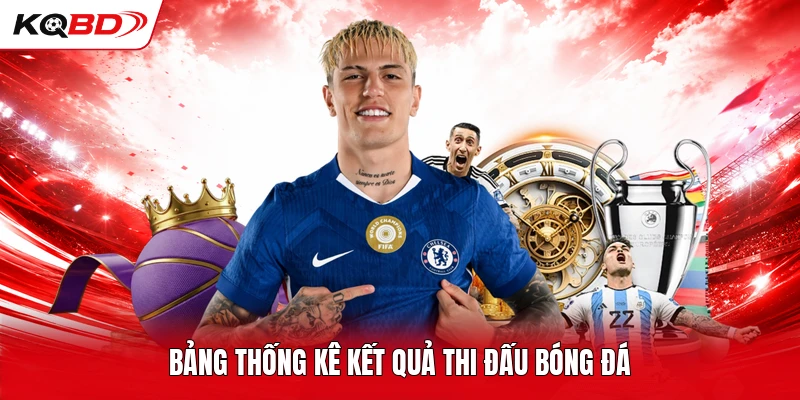 Bảng thống kê kết quả thi đấu bóng đá