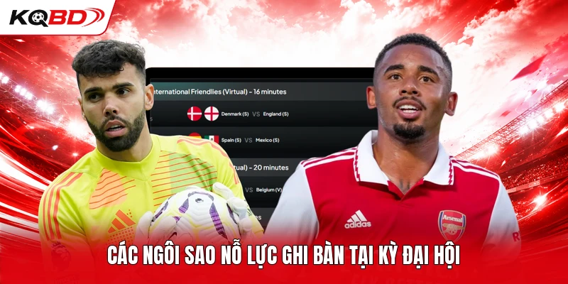 Các ngôi sao nỗ lực ghi bàn tại kỳ đại hội