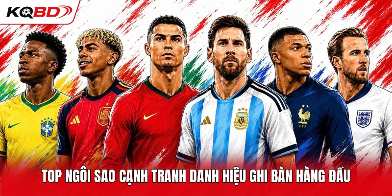 Top ngôi sao cạnh tranh danh hiệu ghi bàn hàng đầu